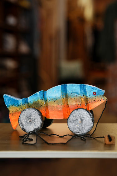 Pull Toy - Wooden Fish